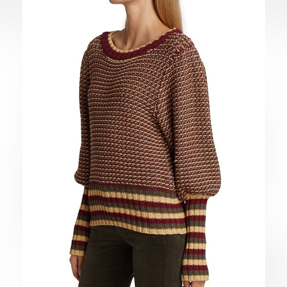 NWT $345 Ramy Brook Womens Hadar Sweater, Red size XS S M L - Picture 11 of 13